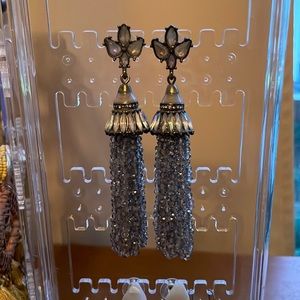 Baublebar RARE crystal chandelier earrings